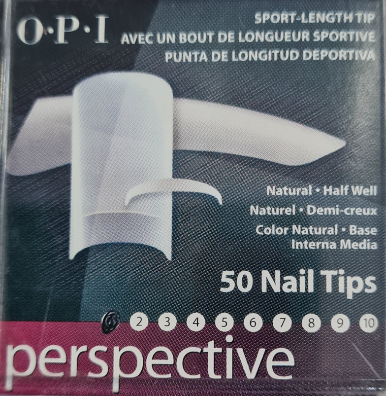 OPI NAIL TIPS - PERSPECTIVE - Half-well - Size 1 - 50 tips